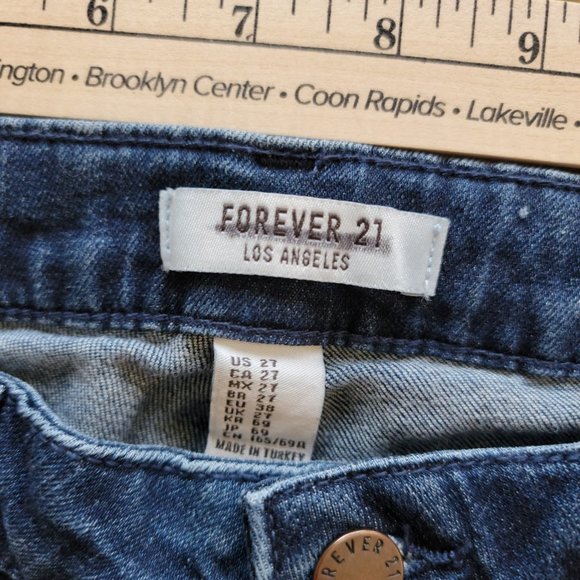 Forever 21 Skinny Ankle Jeans Size 27 - Picture 6 of 7